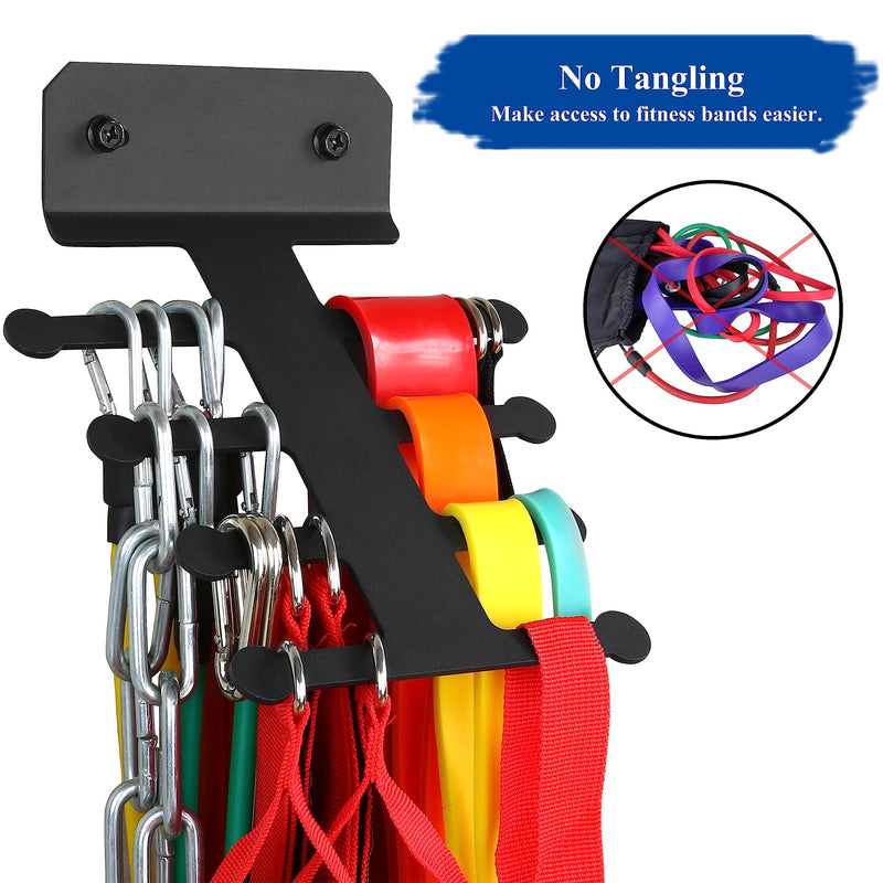 Resistance Rack Band Storage Hanger Gym Equipment Organizer Pull Up Bands Jump Ropes, Storage Rack for Home Gym - BeesActive Australia