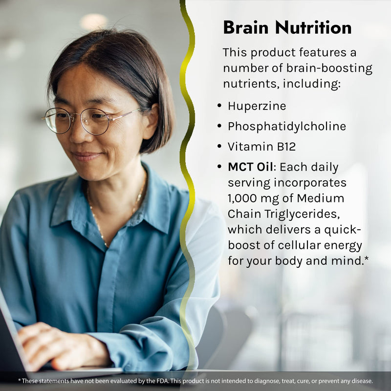 Irwin Naturals Double-Potency Ginkgo Biloba 240mg Extra Strength Brain Health Supplement - Enhance Memory, Mental Focus, Alertness, Concentration & Herbal Energy Booster - 60 Liquid Softgels 1