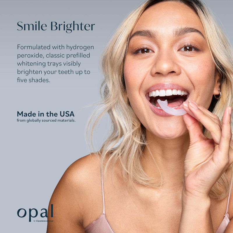 Opalescence Opal Go - Prefilled Teeth Whitening Trays - Gentle - (7 Treatments) - Hydrogen Peroxide - Cool Mint - Made by Ultradent. Op-Tr-Gent-5526-1 7 Count (Pack of 1)