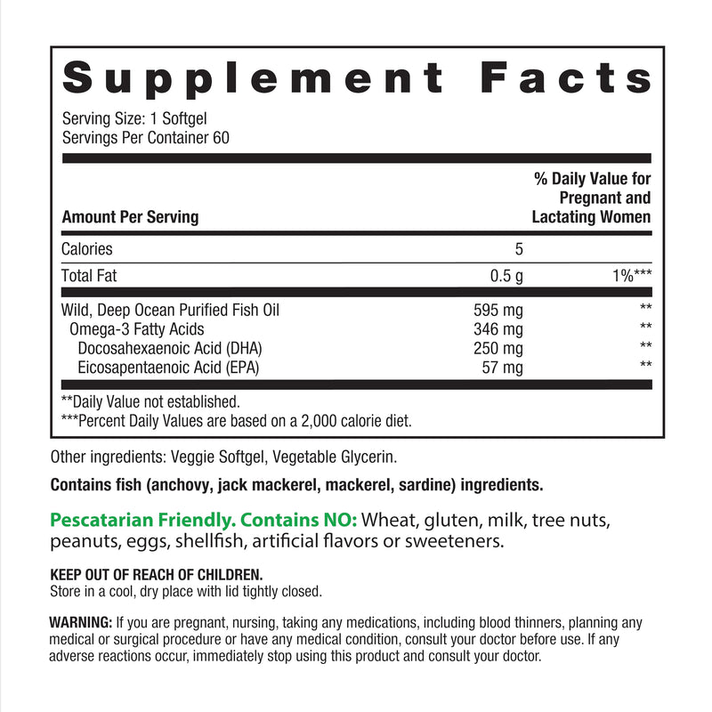 Rainbow Light Prenatal DHA Vitamins for Women | 60 Softgels | Omega 3 Fish Oil (DHA & EPA) | Supports Mom & Baby’s Health from Conception to Nursing Unflavored 60 Count (Pack of 1)
