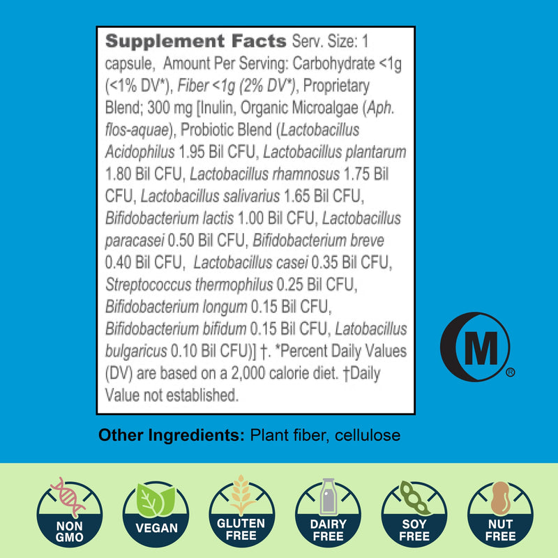 New Earth Spectrabiotic® - Full Spectrum Probiotic Supplement, 30 ct - Supports Digestion, Nutrient Absorption & Gut-Brain Axis for Vibrant Health