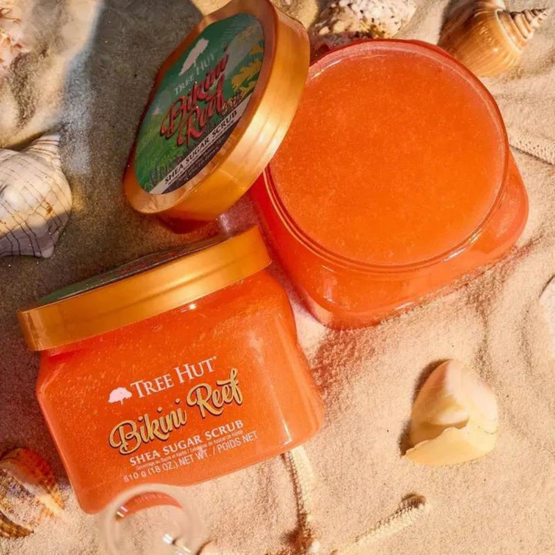 Tree Hut Bikini Reef Shea Sugar Scrub 18 Oz, Ultra Hydrating and Exfoliating Scrub for Nourishing Essential Body Care 1.13 Pound (Pack of 1) - BeesActive Australia