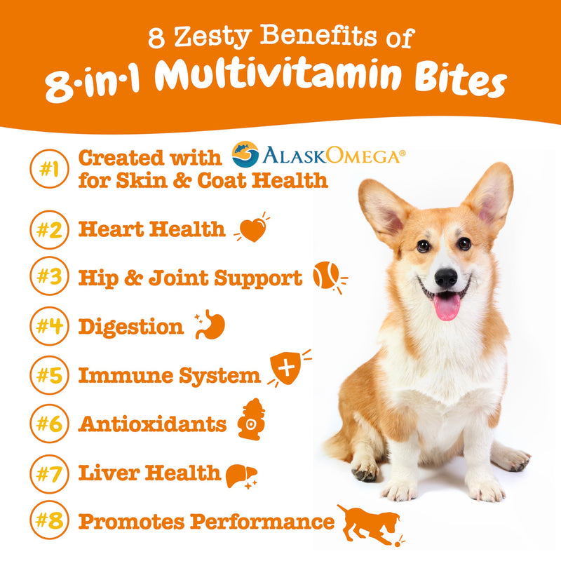 Zesty Paws Multivitamin Bites + Multivitamin Powder for Dogs