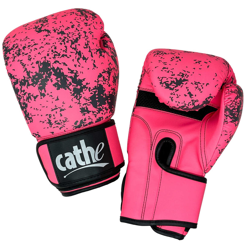 Cathe 12 Oz Pink Boxing Gloves for Women - Use These Punching Gloves for Women for Heavy Bag Boxing, Kickboxing, Cardio Aerobic Conditioning, and Training - BeesActive Australia