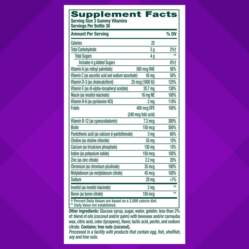 Vitafusion Power Plus Women’s Multivitamin Gummies,100% Daily Value or More of 10Nutrients,HelpsSupport Nerve,Energy Metabolism,Bone & Immune Health,Strawberry & Watermelon Flavor,90 Count (Pack of 2) 90 Count (Pack of 2) Power+ Women's Multivitamins