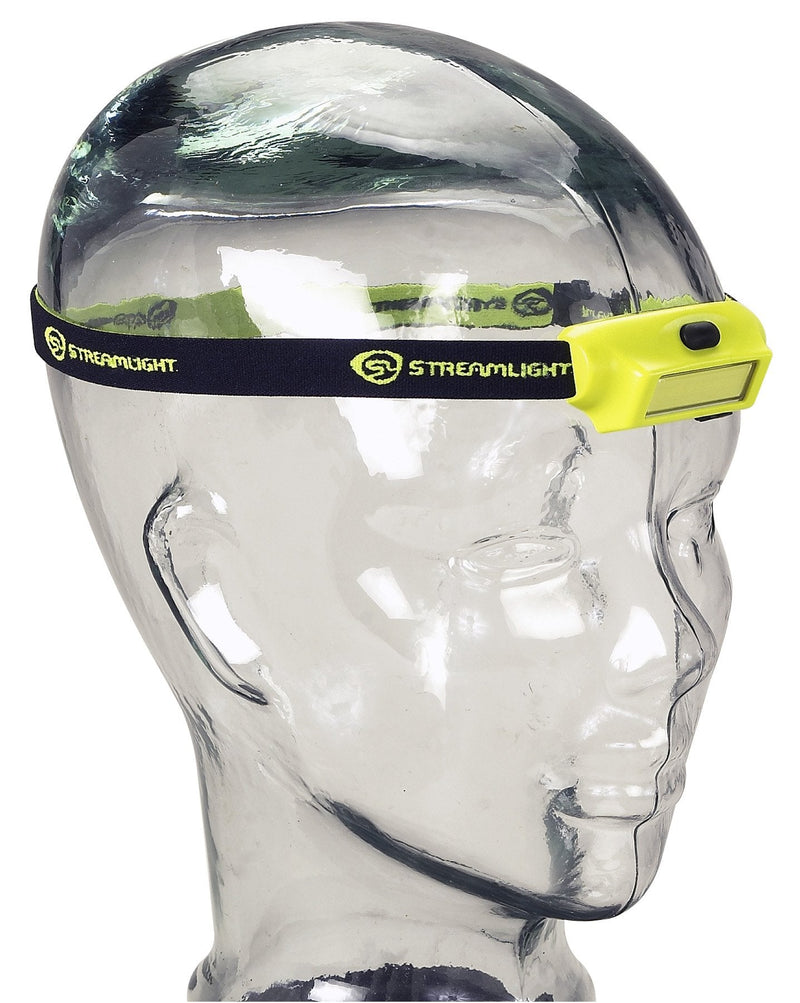 Streamlight 61702 Bandit 180-Lumen USB Rechargeable LED Headlamp with Elastic Head Strap, Clip, and USB Cable, Black