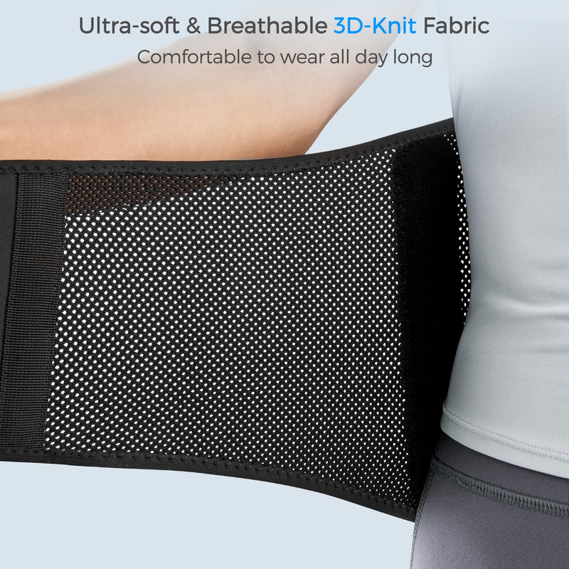 FREETOO Back Brace for Lower Back Pain Relief with Pulley System,Lumbar Support Belt for Men & Women with Lumbar Pad, Ergonomic Design and Soft Breathable 3D Knit Material,for Herniated Disc,Sciatica High Support Medium (Waist: 33.4～40.5 Inch) - BeesActive Australia