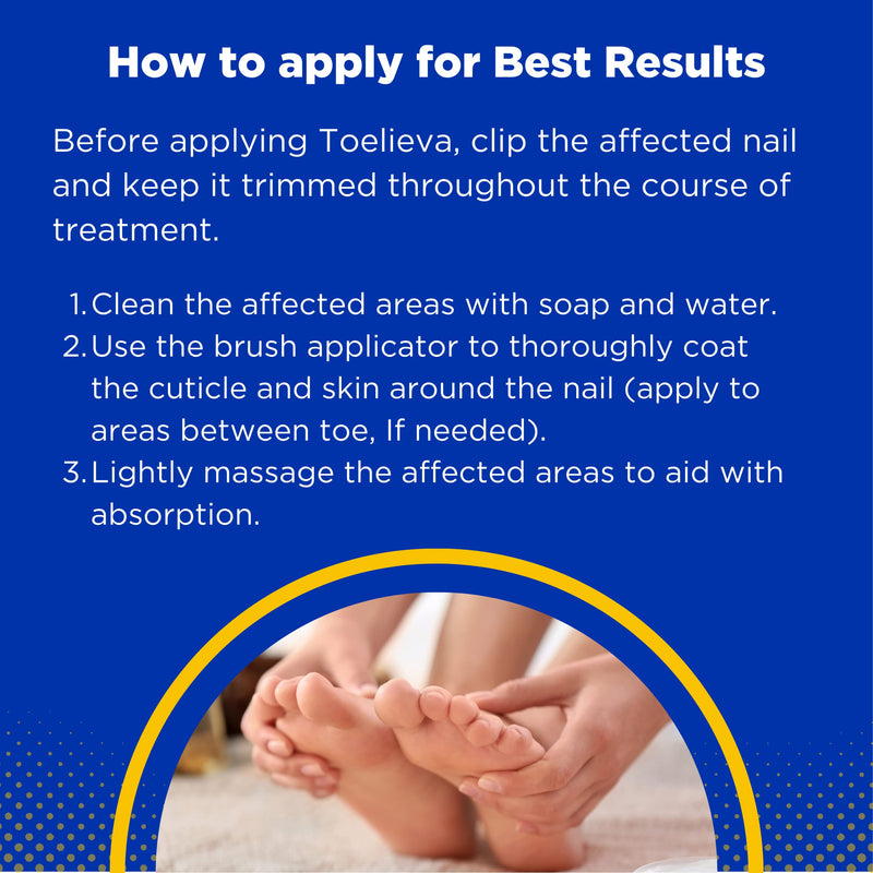 Baar Products - Toelieva Antifungal Liquid Solution - 25% Undecylenic Acid, Organic Olive Oil, Grapefruit Seed Extract - Maximum Strength - Fights Fungus Under & Around Toenails - 2 oz - BeesActive Australia