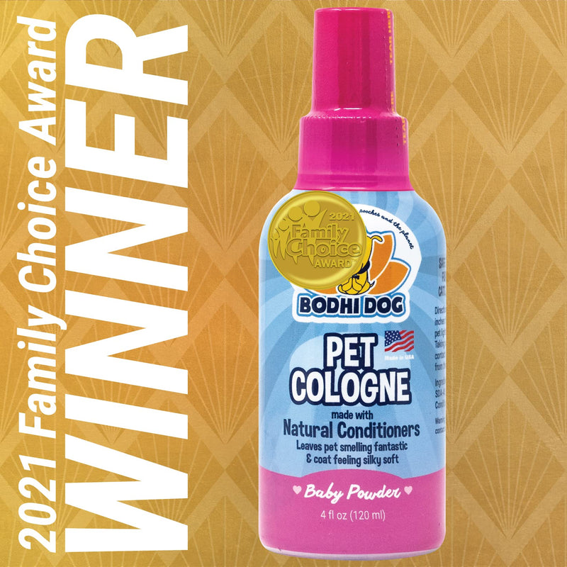 Bodhi Dog Natural Dog Cologne | Premium Scented Deodorizing Body Spray for Dogs & Cats | Dog Perfume w/Natural Dog Conditioner (Baby Powder, 4 Fl Oz) Baby Powder 4 Fl Oz (Pack of 1) - BeesActive Australia