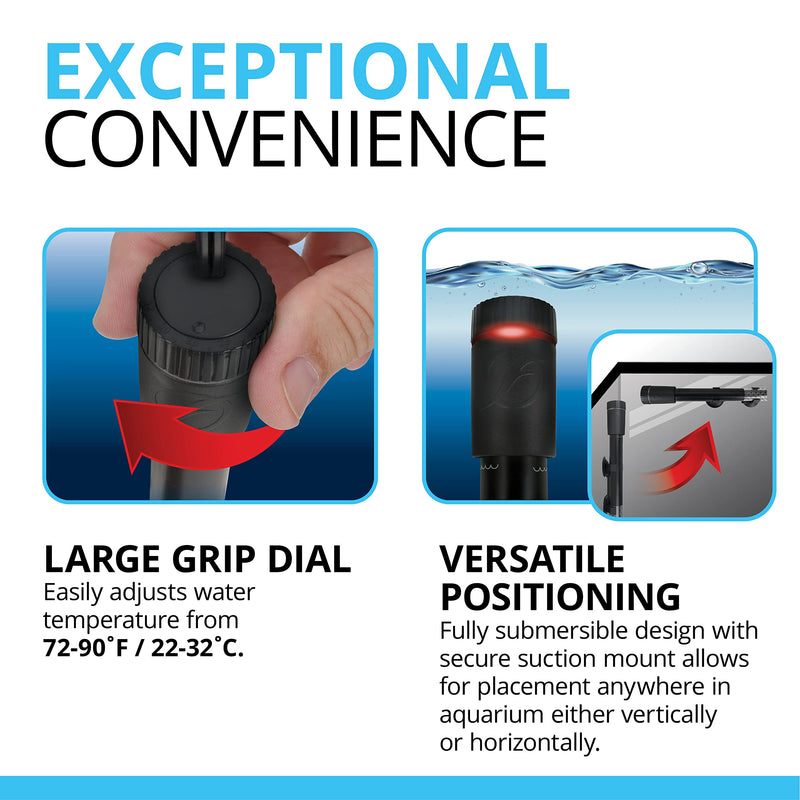 Fluval T300 Fully Electronic Heater for Freshwater Aquariums up to 80 Gal. - BeesActive Australia