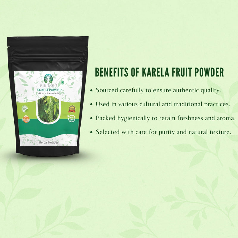 Bitter Melon Powder 200 Gm I Momordica Charantia/Karela Fruit Powder I Ayurvedic herb I Support Liver Function I Herbal Supplement I Supports Skin and Stomach - BeesActive Australia