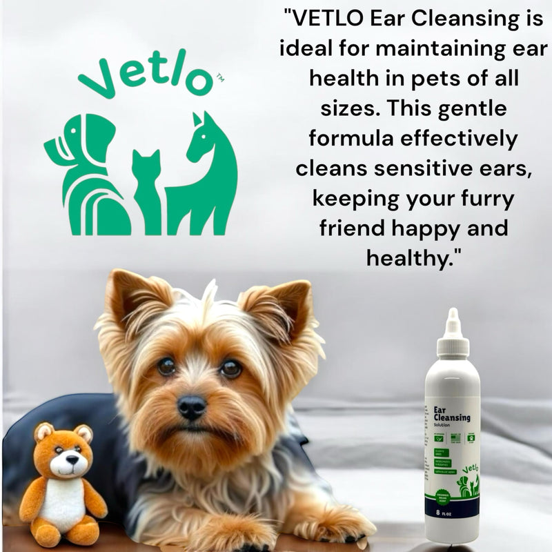 Dog Ear Infection Treatment, Ear Cleaner with Aloe Vera Formula for Ear Cleaner Dog, Prevents Infections, Natural and Gentle Ear Care Solution for Dogs, 8 oz
