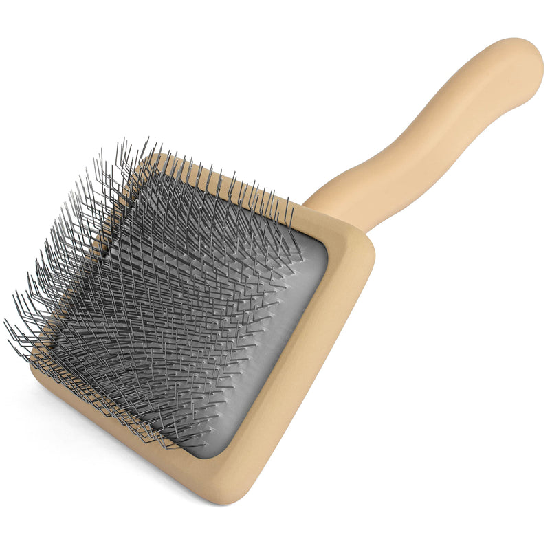 Doodle Slicker Dog Brush For Pet Grooming - Perfect For Goldendoodle & Poodle Hair Maintenance - Medium to Long Hair Breeds - Detangle, Brush, & Fluff Like a Pro - BeesActive Australia