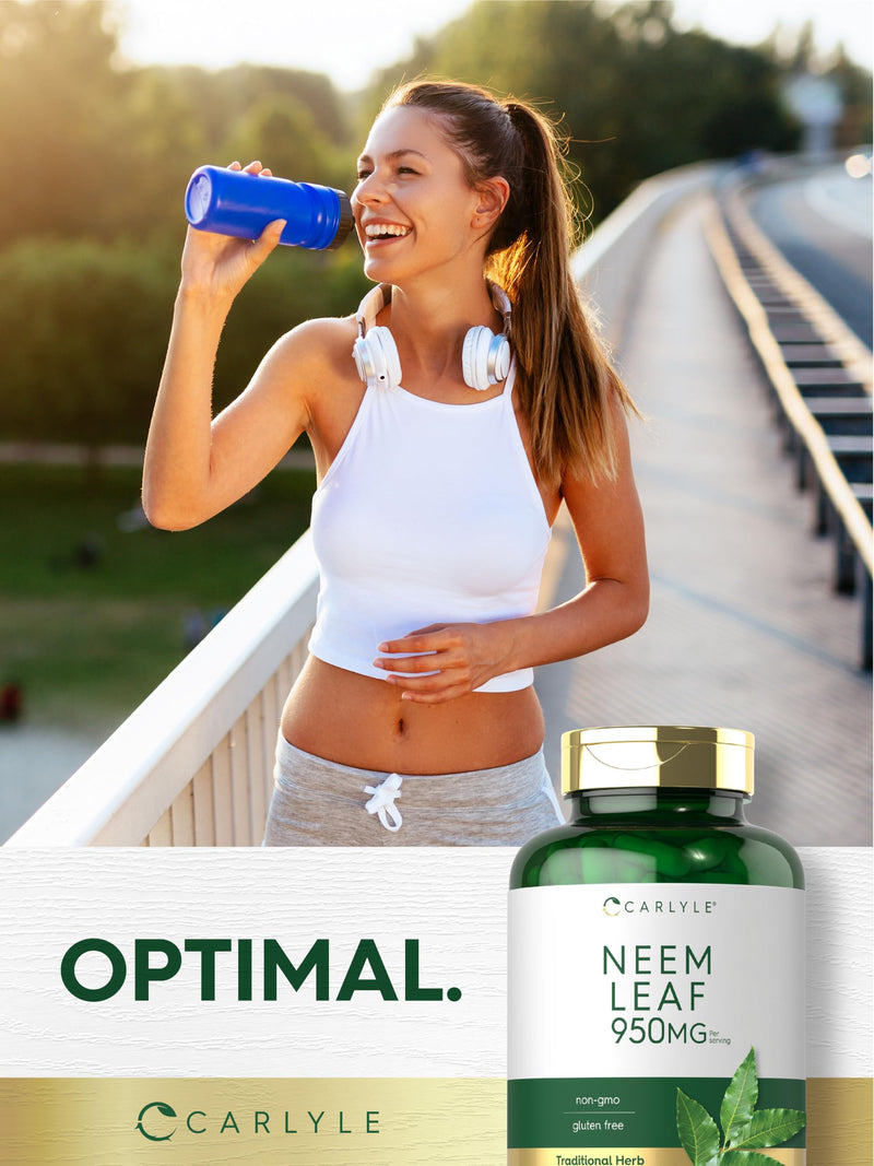 Carlyle Neem Leaf | 950mg | 150 Powder Capsules | Non-GMO and Gluten Free Formula | Value Size | Traditional Herbal Supplement | Azadirachta Indica 150 Count (Pack of 1) - BeesActive Australia