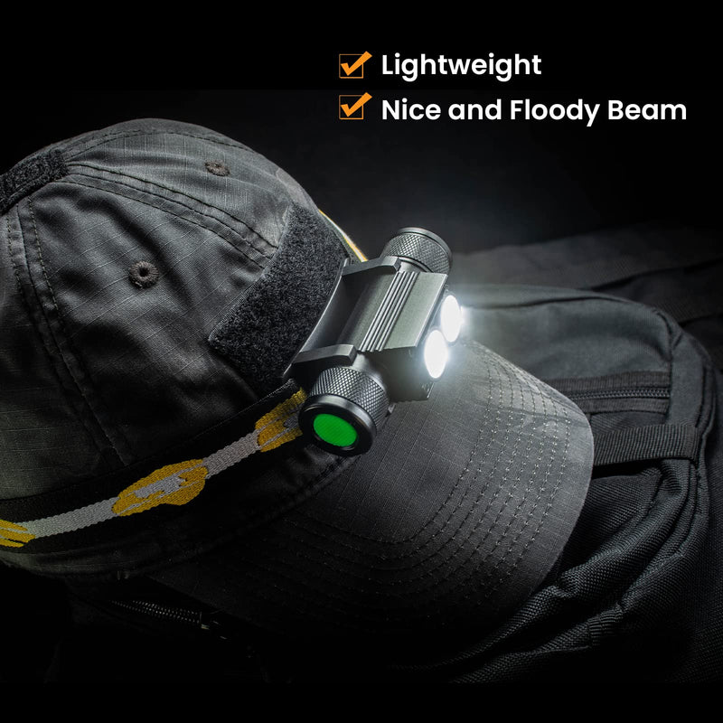 sofirn Rechargeable Headlamp, D25L 1000 Lumen with Dual LED 5000K 90 High CRI, Super Bright USB Headlamp Flashlight for Running Camping Hiking Fishing Backpacking Reading