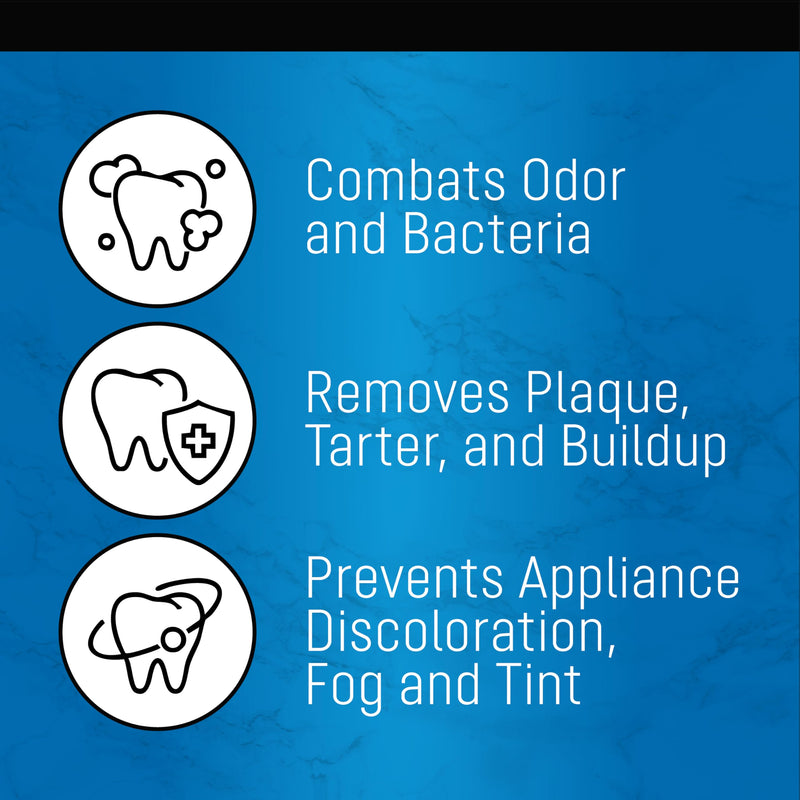 ZENGATE Retainer Cleaner Tablets - Quick 3-Minute Clean for Dentures, Mouth Guards, Aligners, and Night Guards - 120 Dental Cleansing Tablets - FSA HSA Approved Dental Appliance Cleanser 1 Pack - BeesActive Australia