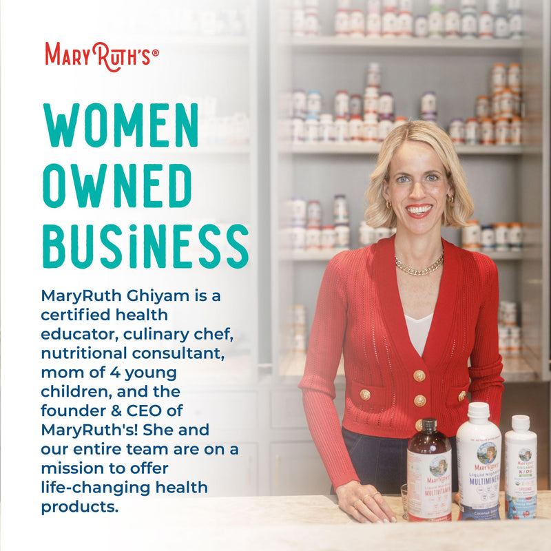 MARYRUTH'S 3-in-1 Probiotics for Digestive Health, 30 Servings | 30 Servings