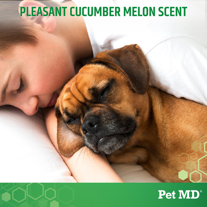 Pet MD Body Spray for Dogs & Cats - Deodorizing Dog Perfume Reduces Static & Eliminates Odor - Long-Lasting Pet Cologne Spray for Dogs - Cucumber Melon Scent - 8 oz - BeesActive Australia