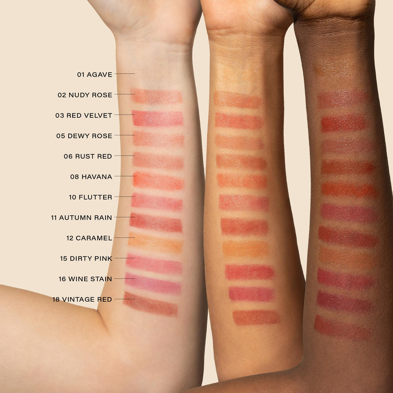 Melixir Vegan Lip Butter (12 Colors), Hydrating Tinted Lip Balm Stick, Bee-Free, Petrolatum-Free, Plant-Based, Moisturizes Dry & Chapped Lips With Shea Butter, Sheer, Natural Finish - #02 Nudy Rose 02 Nudy Rose