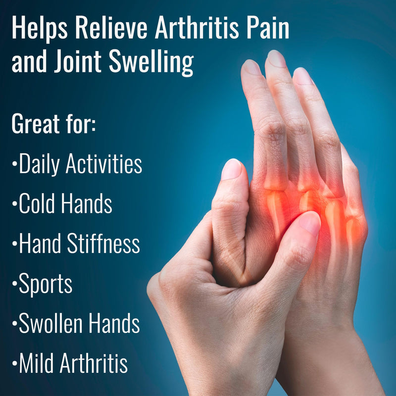 Arthritis Compression Gloves for Pain Relief, Reduces Swelling & Stiffness, FSA & HSA Eligible, Fits Men & Women, Joint Pain Relief, Large