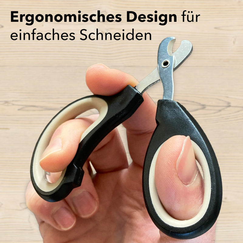 LEO LÖWENKATZ claw scissors for cats. These high quality beginner claw scissors have been specially designed for easy use to safely trim cat claws - BeesActive Australia