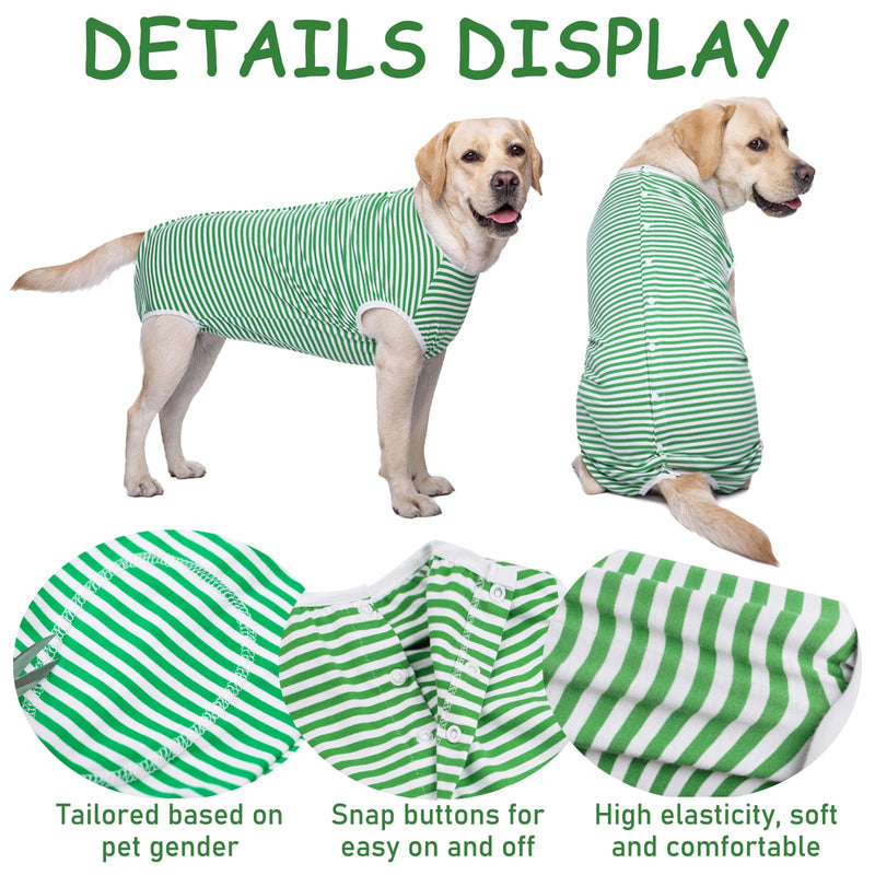 DKDDSSS Dog bodysuit after surgery - castration wound protection suits for dogs - bodysuit for dogs after surgery - breathable dog one-piece recovery suit for male dogs - practical and comfortable - 4XL - BeesActive Australia