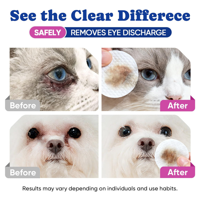 Cat Joint & Eye Care Support Bundle – Joint Support Creamy-Filled Treats with Eye Cleaning Wipes