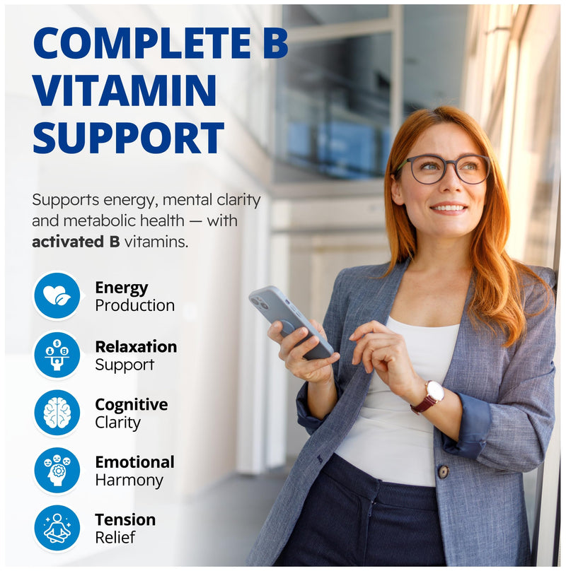 CanPrev Synergy B-Complex with L-Theanine Vegi Capsules, 60 Count
