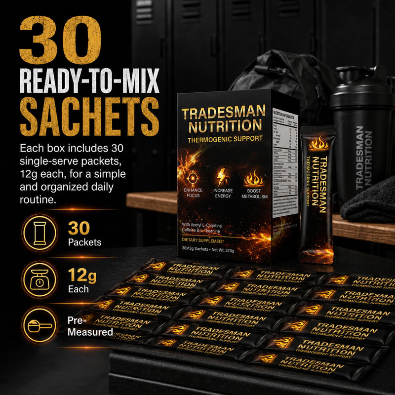 Shred, Tradesman Nutrition Energy Drink Supplement Vitamin 1PCS