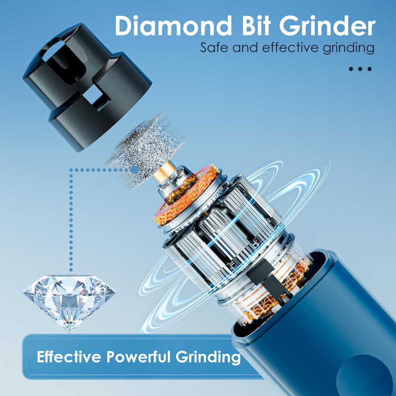 Dog Nail Grinder Professional 3-Speed Electric & IP67 Waterproof Upgraded,Smoothing for Small Medium Large Dogs & Cats Pet Nail Trimmer Painless Paws Grooming - BeesActive Australia