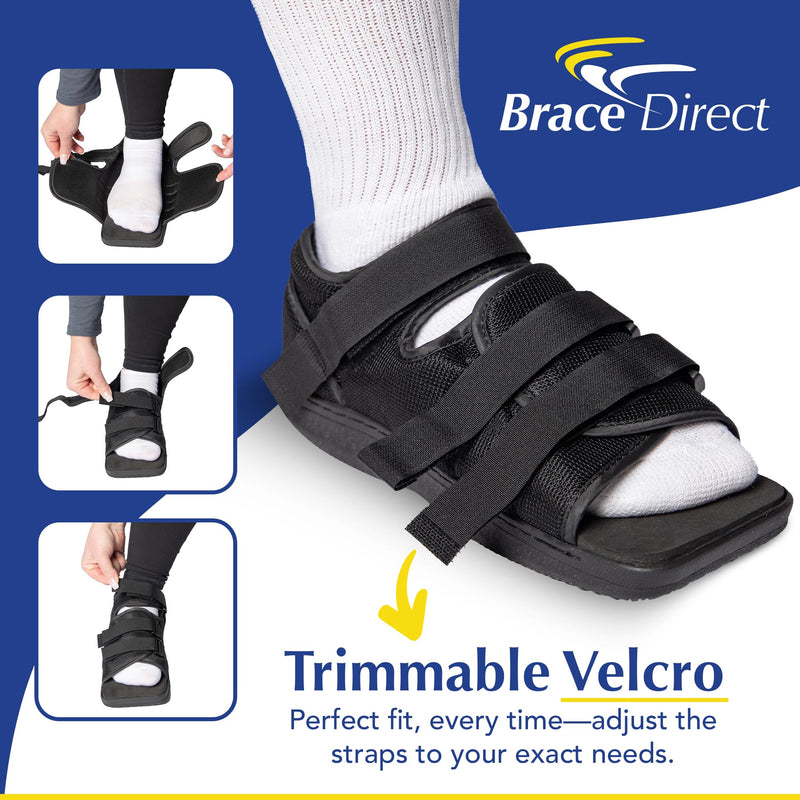 Brace Direct Post Op Shoe & Medical Foot Brace – Stress Fracture, Broken Toe & Bunion Support L3260 – Orthopedic Walking Immobilizer for Left or Right Foot (LG - WOMENS US SHOE: 8.5-10.5) Large (Pack of 1) - BeesActive Australia