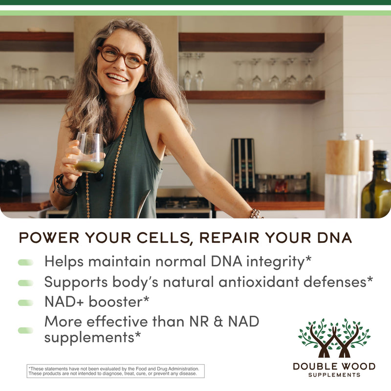 NMNH 250mg Reduced NMN, Cellular Energy + NAD+ Support, 60 Capsules | Cellular Energy + NAD+ Supplement, Novel Higher-Potency Precursor, Skin + Cognitive Wellness, Clean Energy, Made in USA 60 Count (Pack of 1)