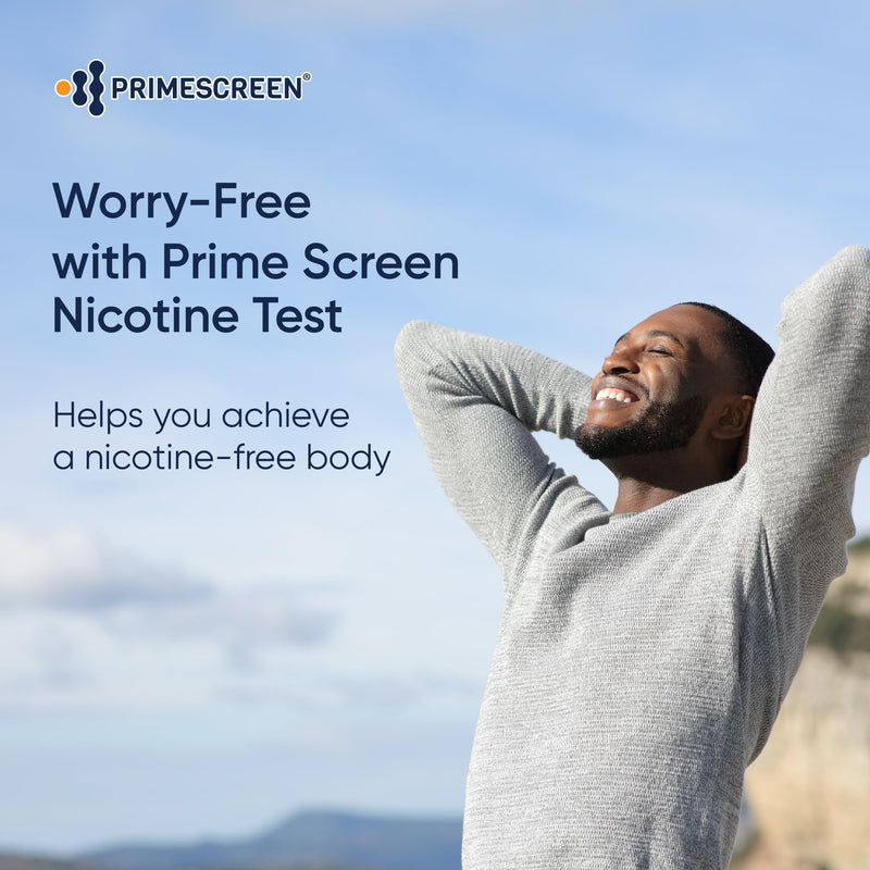 Prime Screen [10 Pack] Nicotine Tobacco Cotinine Urine Test Kit - Urine Dip Card Testing Cotinine from Smoking - WCOT-114 1