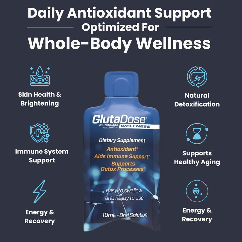 Liquid Glutathione Supplement, Lemon Berry Flavored Acerola Energy Booster w/Zinc, Daily Vitamins & Minerals, Zero Sugar Formulation, Everyday Auto-Immune Support for Adults, 0.34 fl oz, Pack of 30 Berry lemonade 0.34 Fl Oz (Pack of 30)