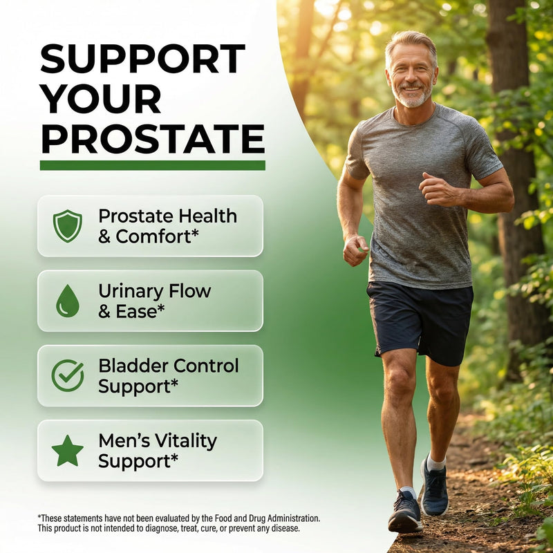 AndroFlow Saw Palmetto and Pumpkin Seed Oil Prostate Health Supplements for Men Pygeum Beta Sitosterol Lycopene Boron Zinc Selenium DIM Stinging Nettle Vitamin D, 60 Gummy Supplements By Clean Nutra
