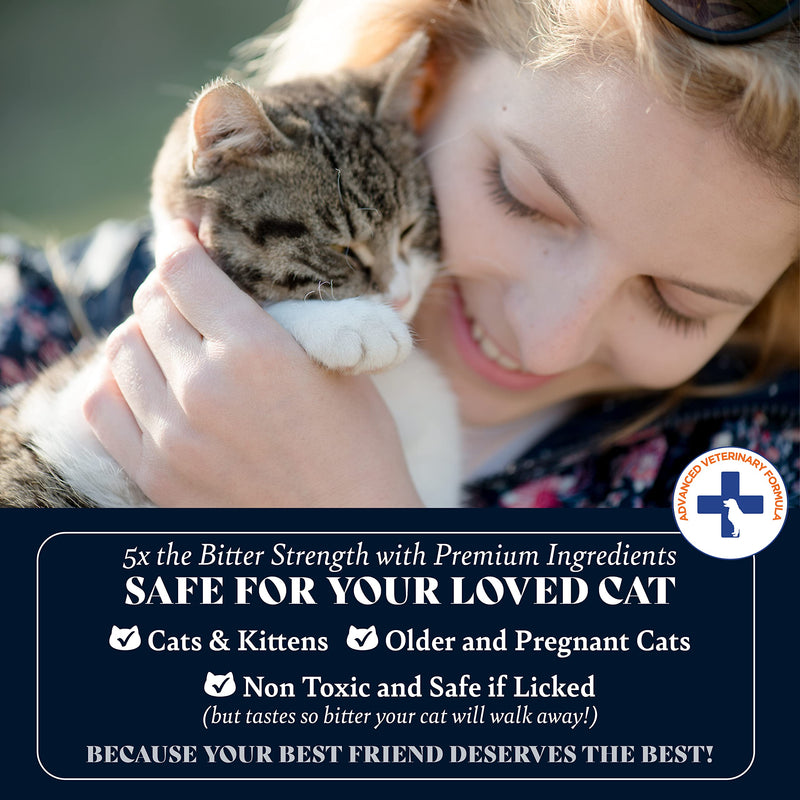 Cat Deterrent Spray with Rosemary Oil, Lemongrass & Cinnamon to Stop Cat Scratching Furniture, Plants, Floors and More - Non-Toxic - Made in USA - BeesActive Australia