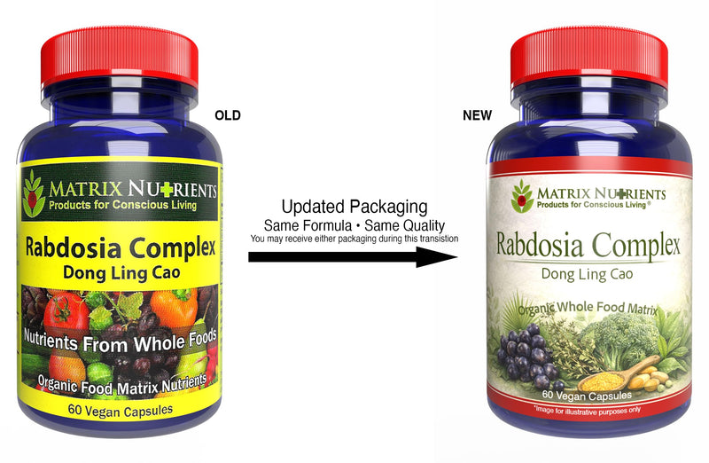 RABDOSIA Complex - Highly Potent Antioxidant for Maximum Cell Protection! - 100% Natural Ingredients: Rabdosia Extract, Green Tea, Resveratrol, Rutin - Vegan Capsules (60ct) 60ct