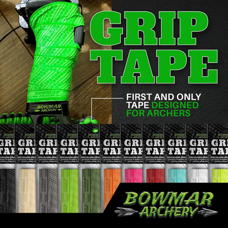 Bowmar Archery Grip Tape, Designed for Archers, Self-Adhering, Effective in Dry or Wet Conditions, Comfortable, Tacky, Easy to Install Orange