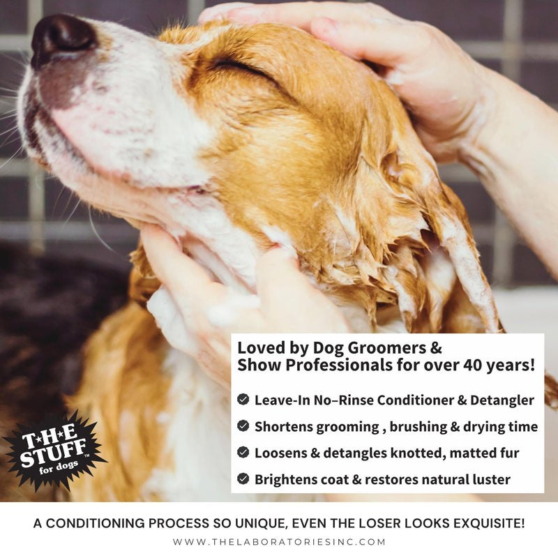 The Stuff Leave-In Dog Conditioner and Detangler Spray | 16oz Ready to Use | Perfect Solution for Managing Matted Dog Hair | Top Rated Dog Detangling and Dematting Spray - BeesActive Australia
