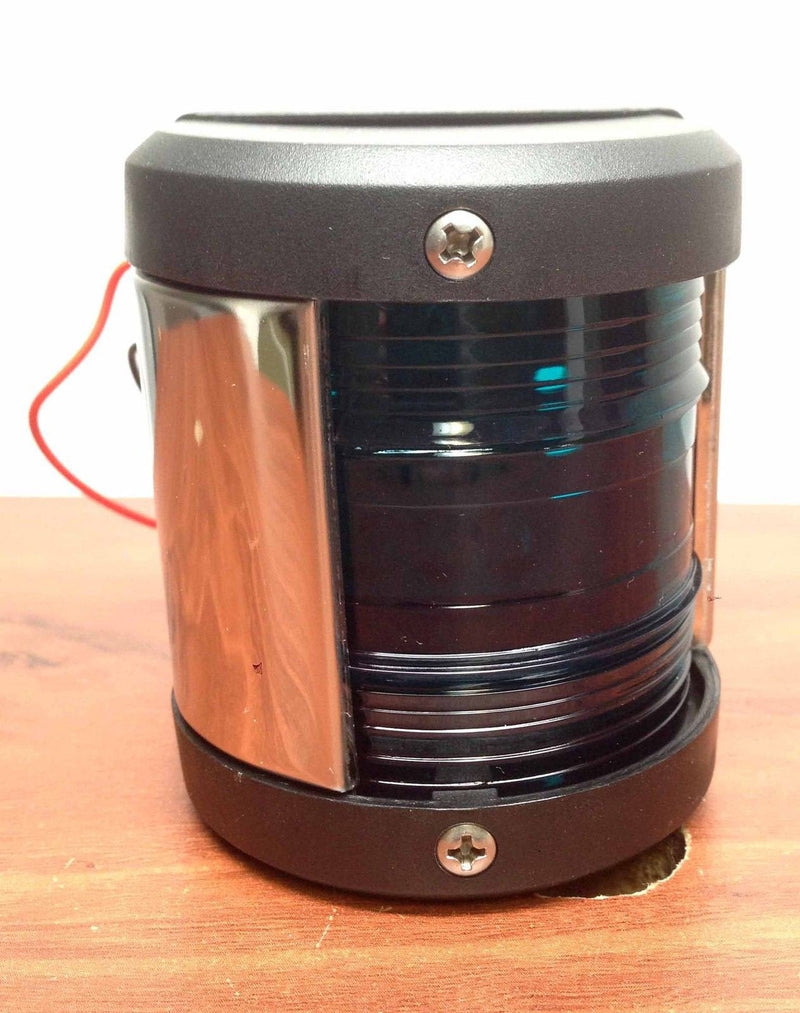 Pactrade Marine Boat Pontoon LED Navigation Light Black ABS Plastic Housing Boats Up to 12M Waterproof IP:66 Surface Mount 2NM (Green and Red (Individual)) Green and Red (Individual)