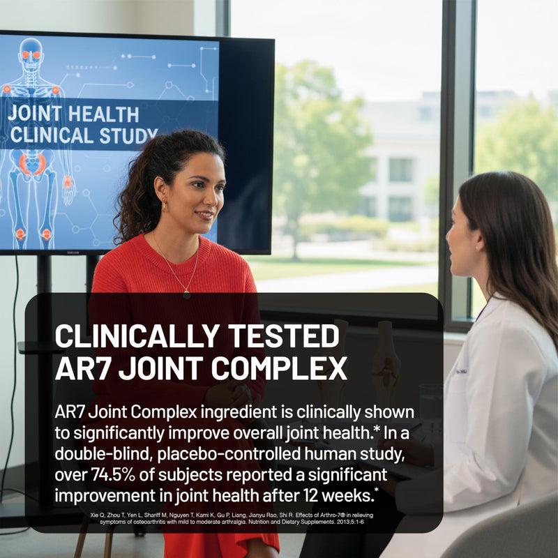 NatureWise Advanced Joint Supplement with Clinically Tested AR7 Joint Complex Ingredient - Comfort & Flexibility Support - Non-GMO, USA Manufactured - 90 Capsules[30-Day Supply]