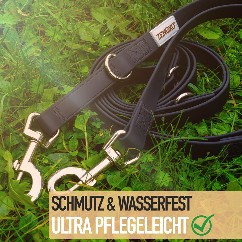ZENOXO® [3m] dog leash | Dirt & waterproof - Ideal for medium & large dogs - 4-way adjustable running leash & shoulder leash - BeesActive Australia