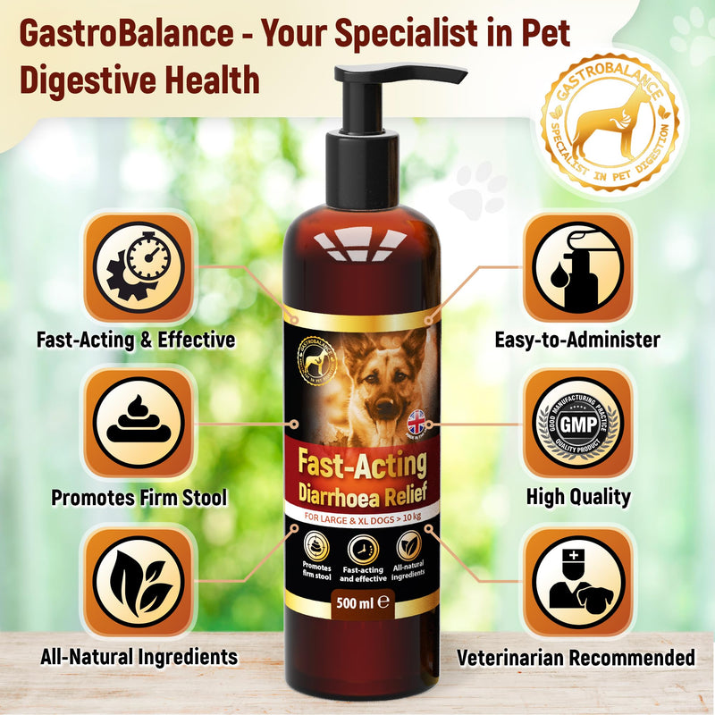 fast-acting diarrhoea relief for dogs – Natural dog diarrhea treatment with immediate results (for large dogs > 10 kg) for large dogs > 10 kg
