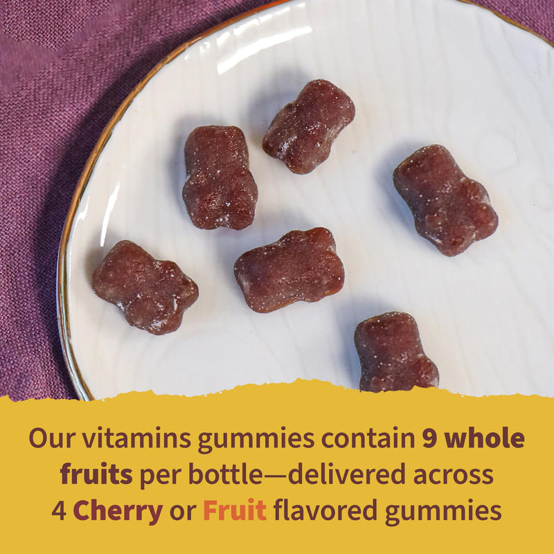 Garden of Life Organics Kids Gummy Vitamins,Certified Organic,Non-GMO & Vegan Complete Children's - B12,C & D3 Gluten,Soy-& Dairy Free Real Fruit Chew Gummies,Multi,Cherry,120 Count (Pack of 2) Cherry 120 Count (Pack of 2)