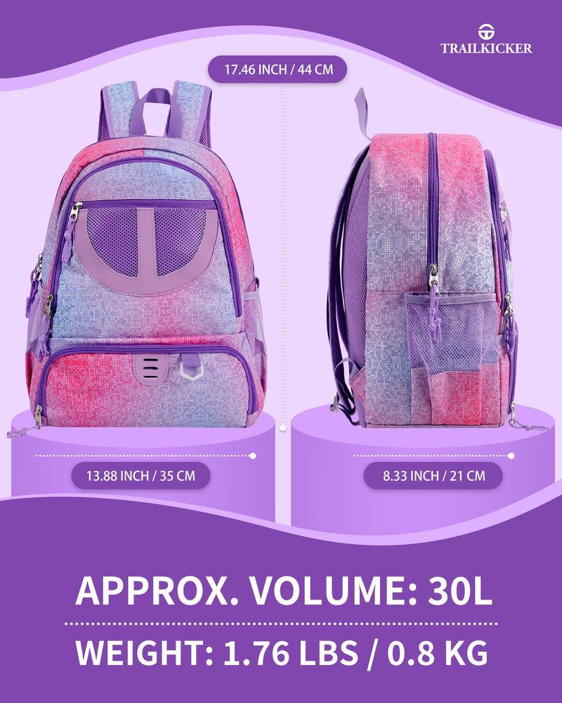 Basketball Bag Backpack for Men Women with Ball & Shoes Compartment 30L Capacity Lightweight Breathable Boys Girls Soccer Ball Bag Backpack Fit Volleyball Football Sports Travel School Gym TK8mosaic - BeesActive Australia