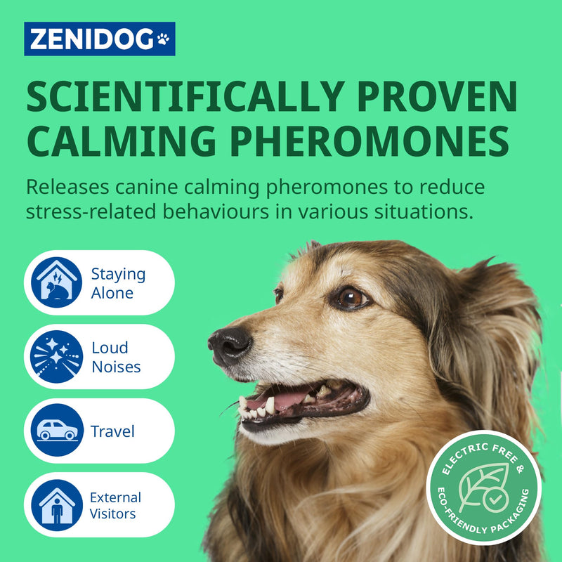 Virbac Gel Dog Pheromone Diffuser - Calming Anxiety Relief for Dogs - Lasts Up to 2 Months - Electric-Free