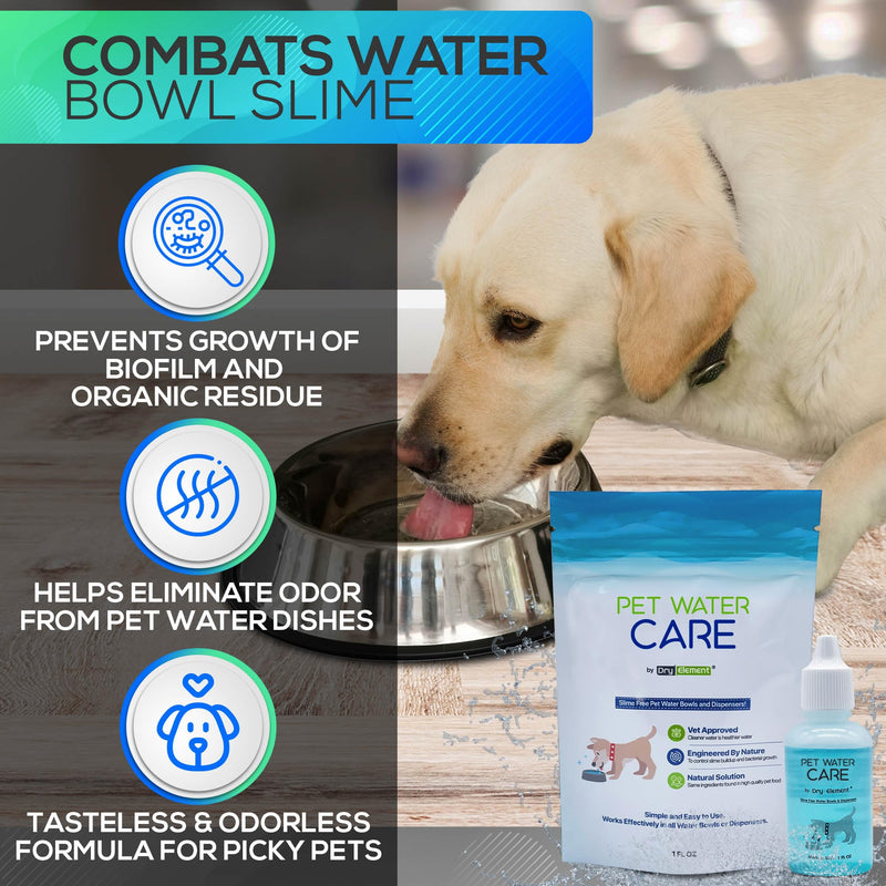 Pet Water Care - Dog and Cat Water Additive for Dental and Oral Care - Prevents Pets Water Bowl and Dispenser Fountain Slime - for Fresh Breath and Cleaner, Healthy Teeth - BeesActive Australia