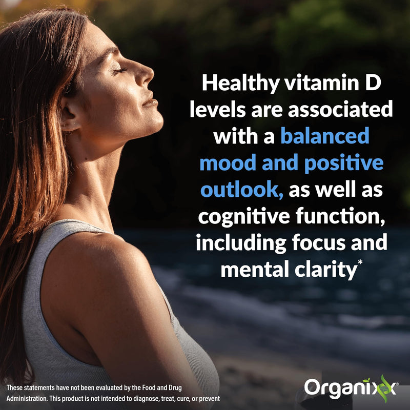 Organixx D3 K2 Supplement, Bone & Immune Health, MCT Oil, 30 Serv | Bioavailable D3 & K2 in MCT oil, Vitamin K2 directs calcium to bones; supports bone density, immune health & wellness