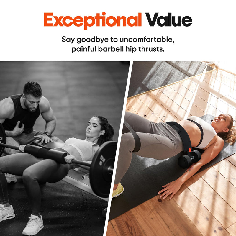 Exercise Hip Thrust Belt – Portable & Adjustable Glute Training Belt for Hip Thrusts, Squats & Glute Activation | Supports Dumbbells & Kettlebells for Gym & Home Workouts - BeesActive Australia