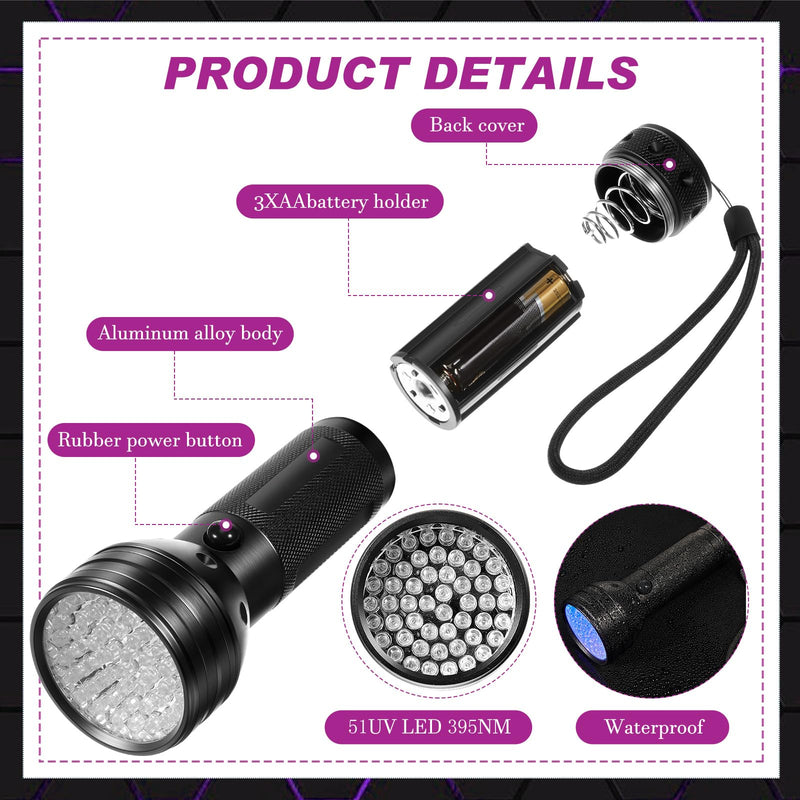 Dunzy 7 Pcs Ghost Hunting Equipment Kit Include 1 Emf Meter 1 Ghost Radio 1 UV Flashlight and 4 LED Light up Pet Cat Ball for Electromagnetic Paranormal Investigations Home Office Inspections Gifts - BeesActive Australia